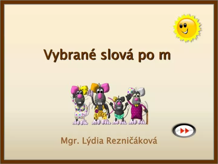 vybran slov po m