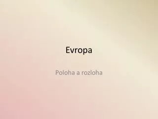 evropa