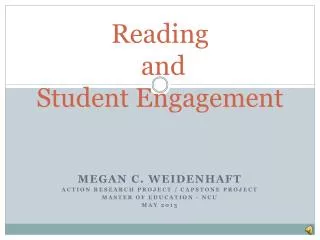 Reading and Student Engagement