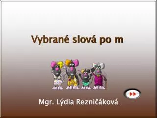 vybran slov po m