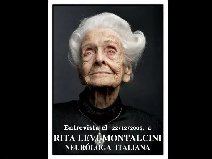 rita levi montalcini neur loga italiana