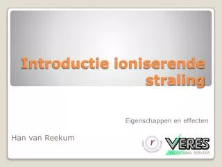 introductie ioniserende straling