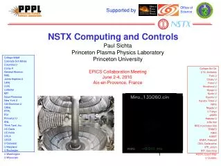 NSTX Computing and Controls