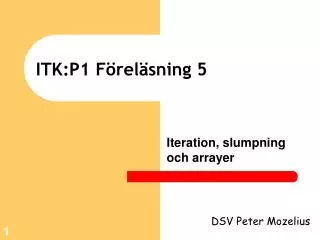 itk p1 f rel sning 5