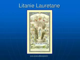 litanie lauretane