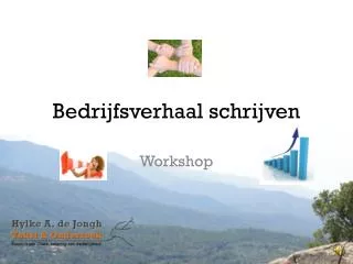 bedrijfsverhaal schrijven