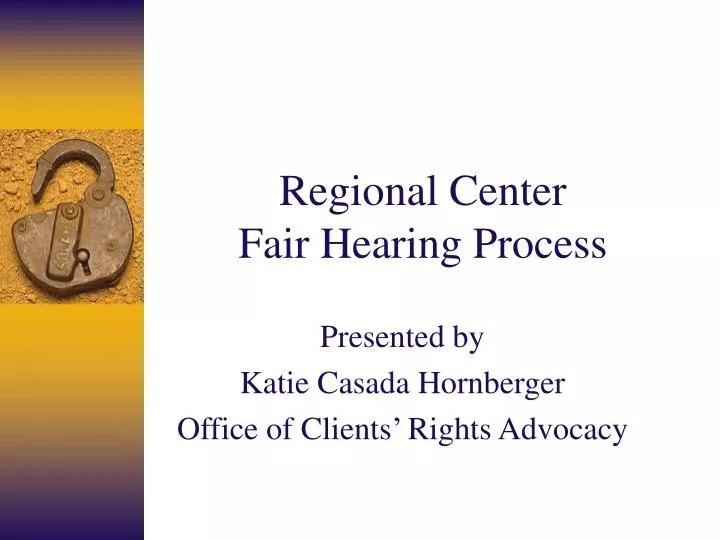 regional center fair hearing process