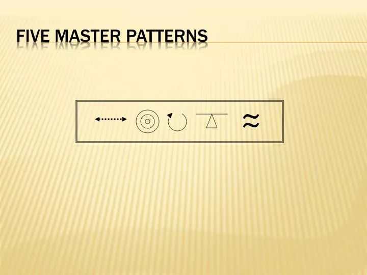 five master patterns