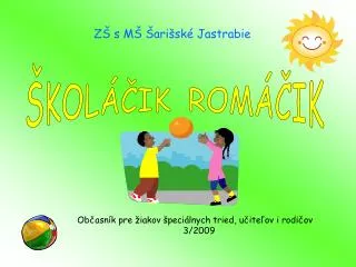 ob asn k pre iakov peci lnych tried u ite ov i rodi ov 3 2009