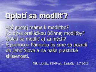 oplat sa modli