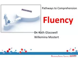 Pathways to Comprehension Fluency