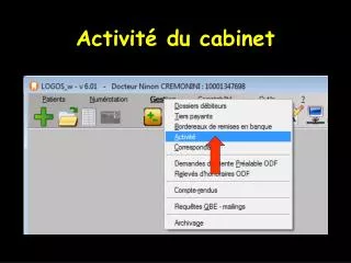 activit du cabinet