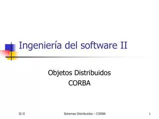 objetos distribuidos corba