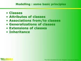Modelling : some basic principles