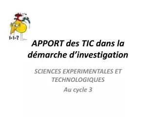 apport des tic dans la d marche d investigation