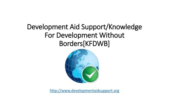 development aid support knowledge for development without borders kfdwb