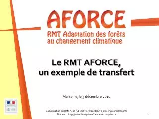 le rmt aforce un exemple de transfert