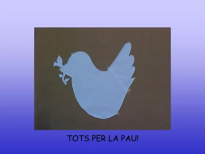 tots per la pau