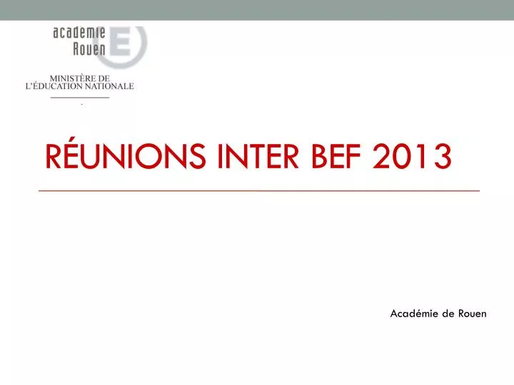 r unions inter bef 2013