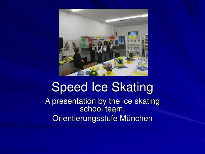 speed ice skating