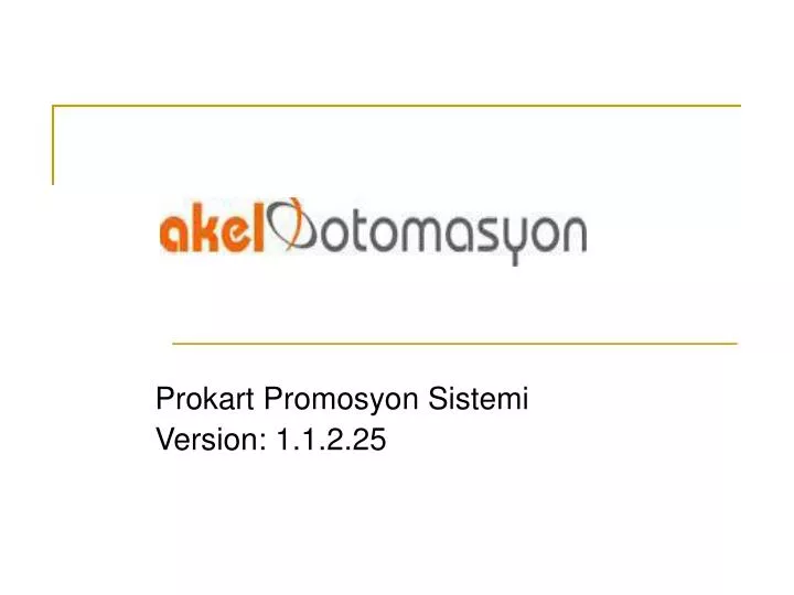 prokart promosyon sistemi version 1 1 2 25