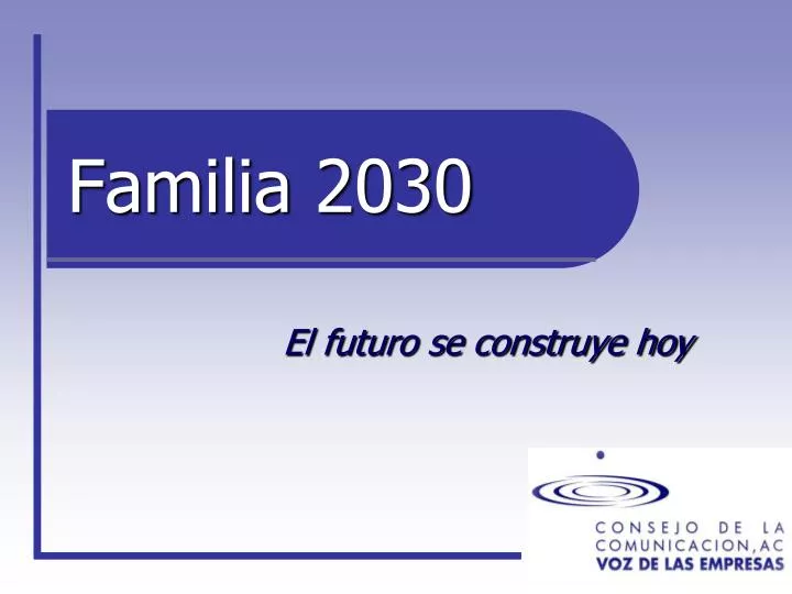 familia 2030