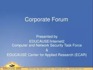 Corporate Forum