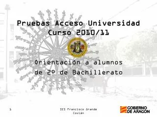 pruebas acceso universidad curso 2010 11