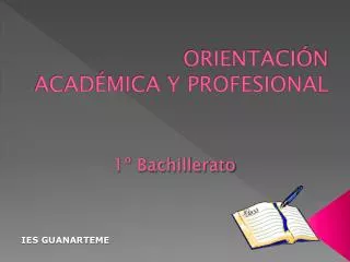 orientaci n acad mica y profesional