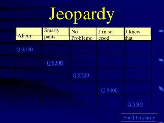 Jeopardy