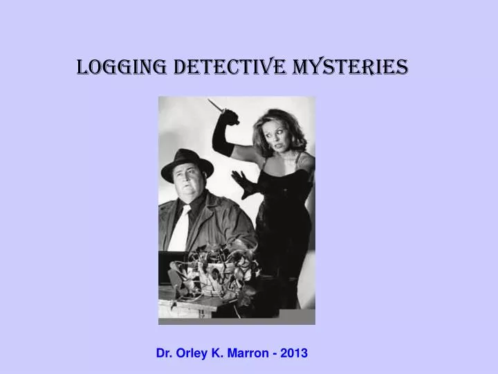 logging detective mysteries