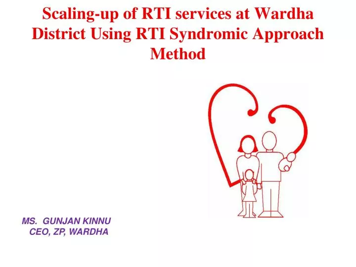 scaling up of rti services at wardha district using rti syndromic approach method