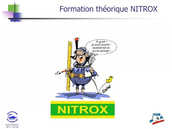 formation th orique nitrox