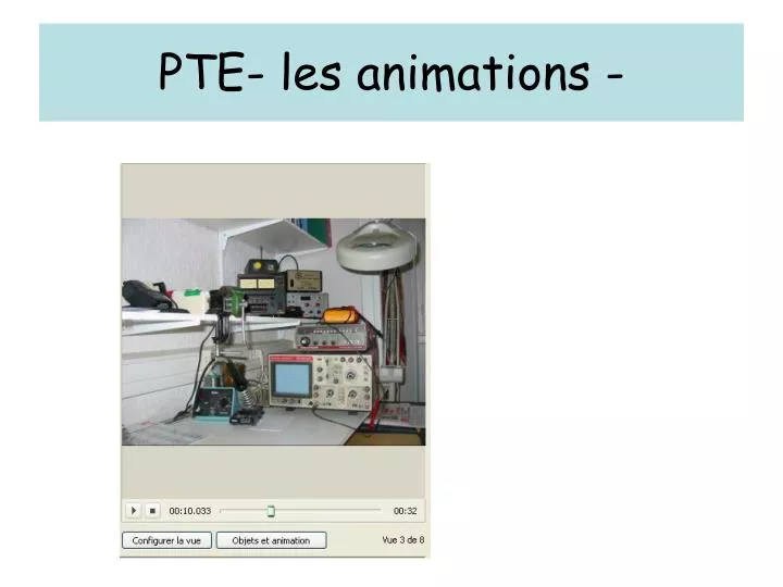 pte les animations