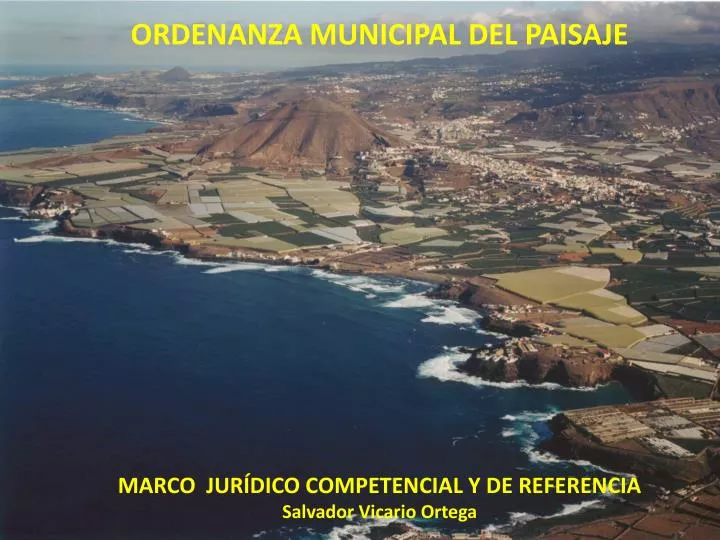 ordenanza municipal del paisaje