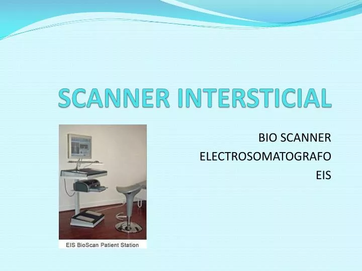 scanner intersticial