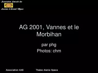 ag 2001 vannes et le morbihan