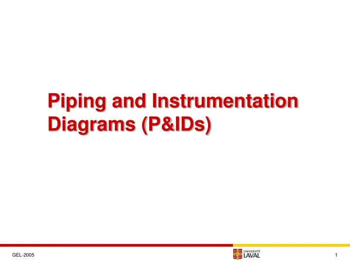 piping and instrumentation diagrams p ids