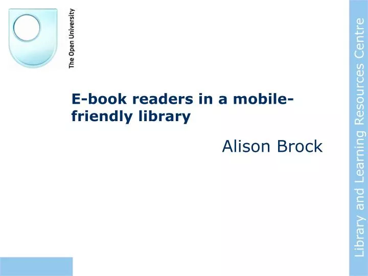 e book readers in a mobile friendly library