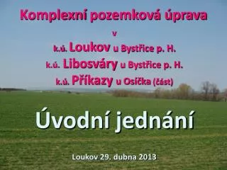 komplexn pozemkov prava
