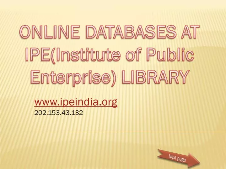 www ipeindia org 202 153 43 132
