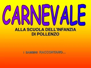 i bambini raccontano