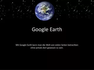 google earth