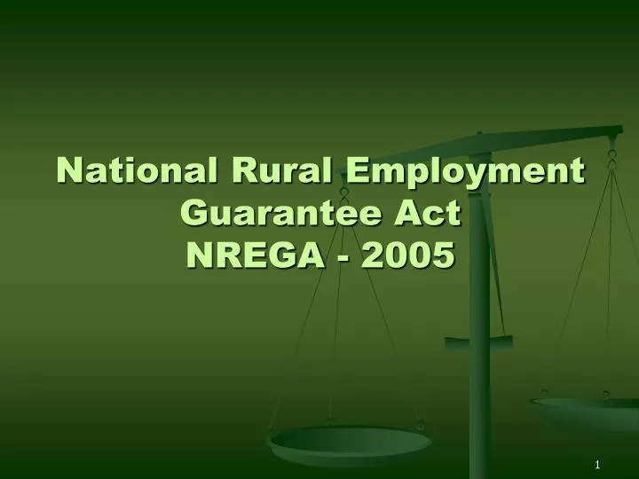 national rural employment guarantee act nrega 2005