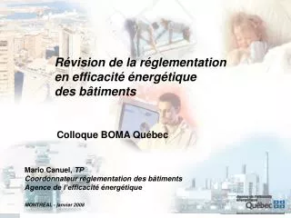 r vision de la r glementation en efficacit nerg tique des b timents