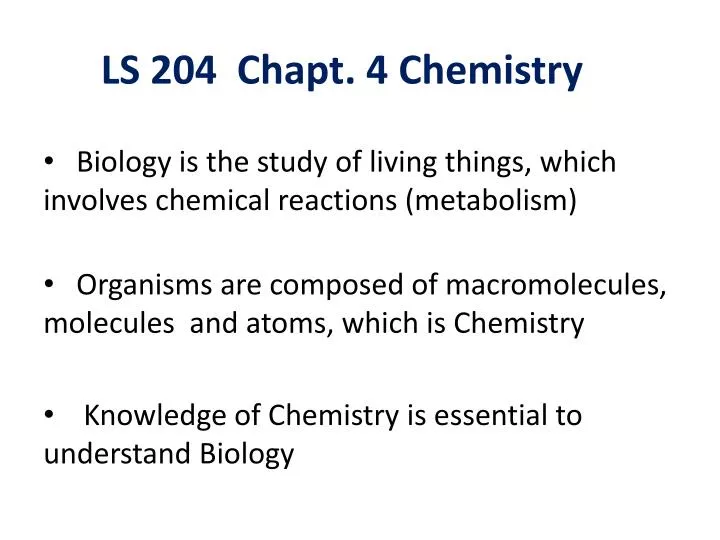 ls 204 chapt 4 chemistry
