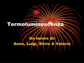 termoluminescenza