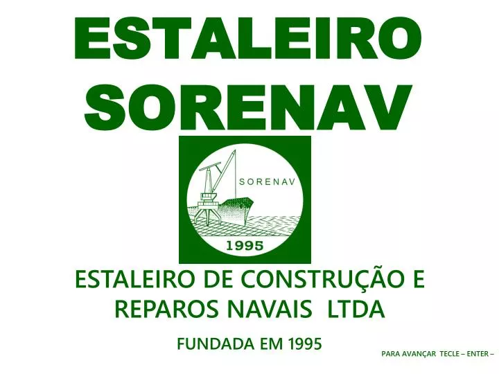 estaleiro sorenav