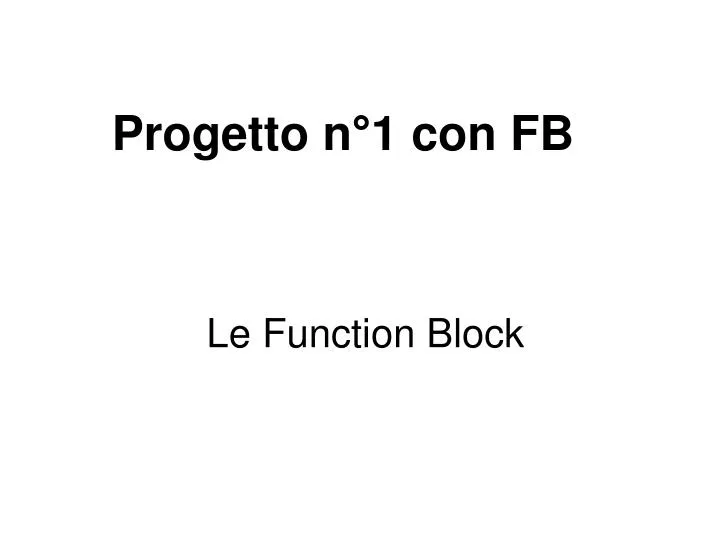le function block