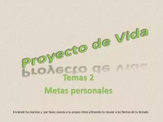 proyecto de vida